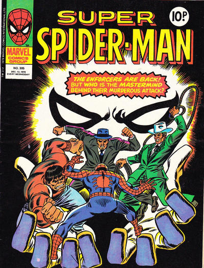 Cover for Super Spider-Man (Marvel UK, 1976 series) #305