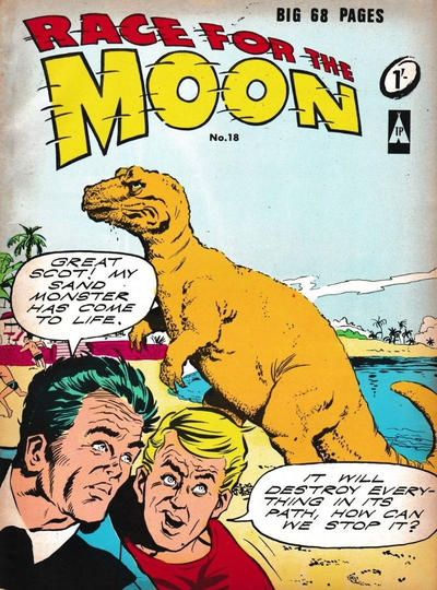 Cover for Race for the Moon (Thorpe & Porter, 1962 ? series) #18