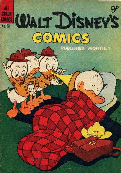 Cover for Walt Disney's Comics (W. G. Publications; Wogan Publications, 1946 series) #93