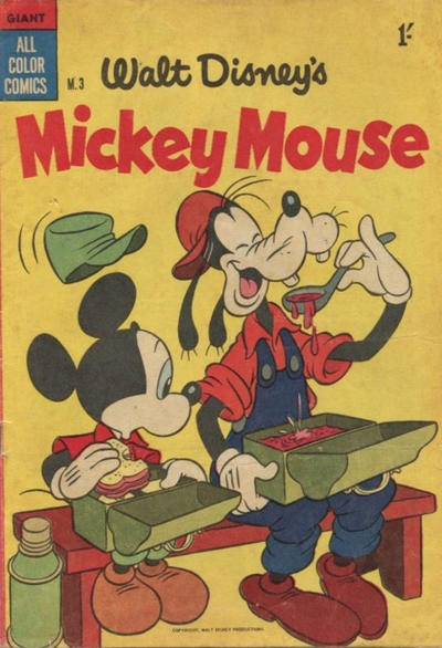 Cover for Walt Disney's Mickey Mouse (W. G. Publications; Wogan Publications, 1956 series) #3