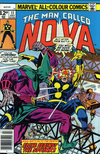 Cover for Nova (Marvel, 1976 series) #11 [British]