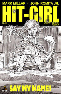 Cover Thumbnail for Hit-Girl (Marvel, 2012 series) #4 [Sketch Incentive Variant Cover by Johnny Romita Jr.]