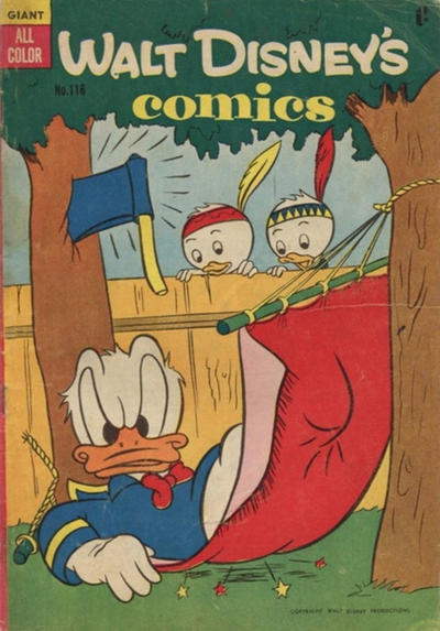 Cover for Walt Disney's Comics (W. G. Publications; Wogan Publications, 1946 series) #116