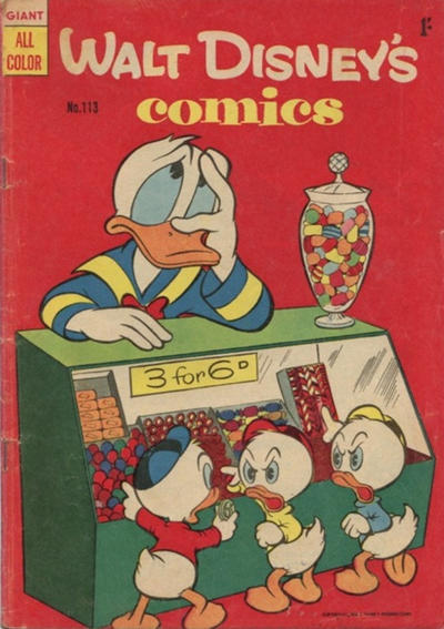 Cover for Walt Disney's Comics (W. G. Publications; Wogan Publications, 1946 series) #113