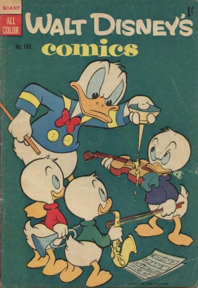 Cover for Walt Disney's Comics (W. G. Publications; Wogan Publications, 1946 series) #106
