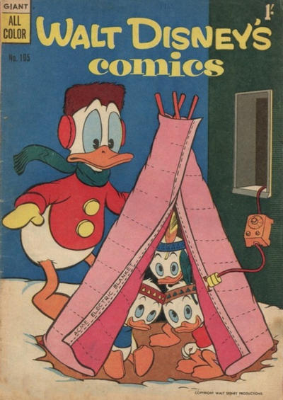 Cover for Walt Disney's Comics (W. G. Publications; Wogan Publications, 1946 series) #105