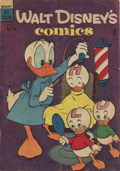 Cover for Walt Disney's Comics (W. G. Publications; Wogan Publications, 1946 series) #104