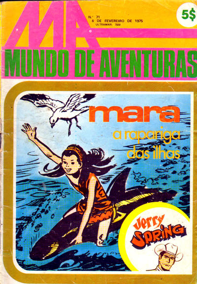 Cover for Mundo de Aventuras (Agência Portuguesa de Revistas, 1973 series) #71