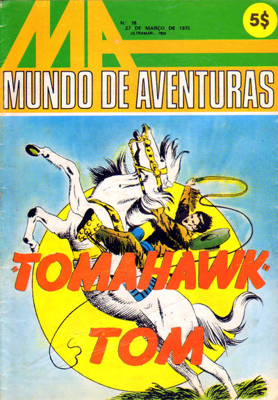 Cover for Mundo de Aventuras (Agência Portuguesa de Revistas, 1973 series) #78
