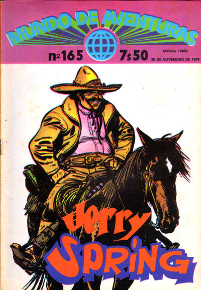 Cover for Mundo de Aventuras (Agência Portuguesa de Revistas, 1973 series) #165