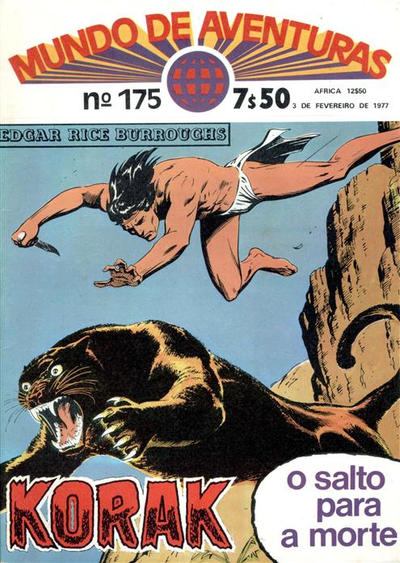 Cover for Mundo de Aventuras (Agência Portuguesa de Revistas, 1973 series) #175