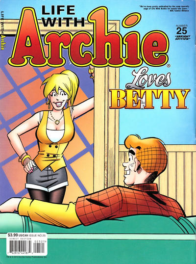 Cover for Life with Archie (Archie, 2010 series) #25 [Betty Variant]