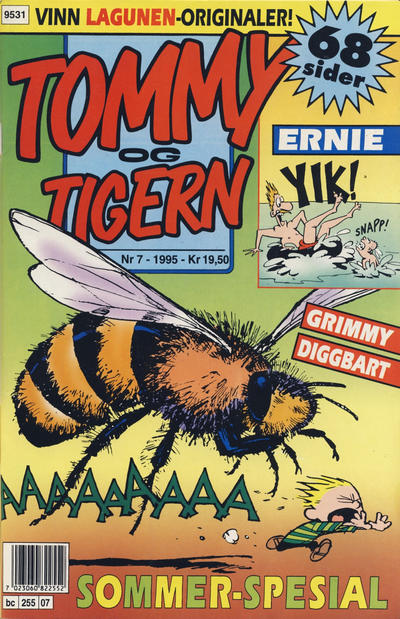 Cover for Tommy og Tigern (Bladkompaniet / Schibsted, 1989 series) #7/1995