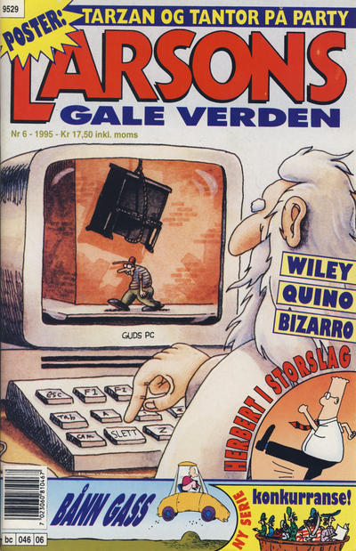 Cover for Larsons gale verden (Bladkompaniet / Schibsted, 1992 series) #6/1995