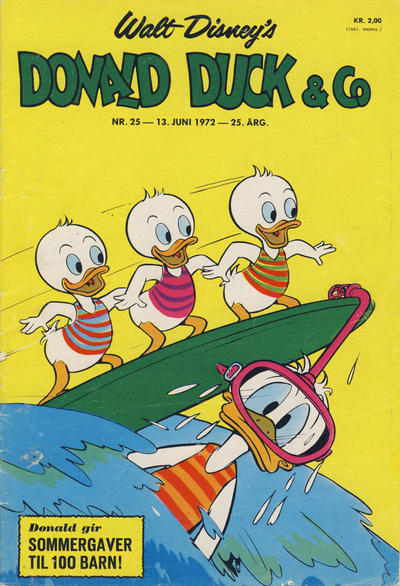 Cover for Donald Duck & Co (Hjemmet / Egmont, 1948 series) #25/1972