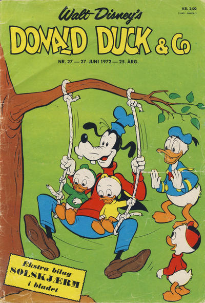 Cover for Donald Duck & Co (Hjemmet / Egmont, 1948 series) #27/1972