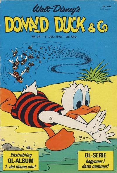 Cover for Donald Duck & Co (Hjemmet / Egmont, 1948 series) #29/1972
