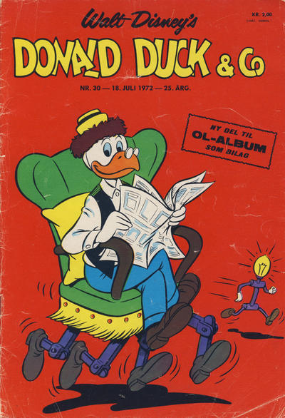 Cover for Donald Duck & Co (Hjemmet / Egmont, 1948 series) #30/1972