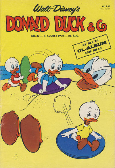 Cover for Donald Duck & Co (Hjemmet / Egmont, 1948 series) #32/1972