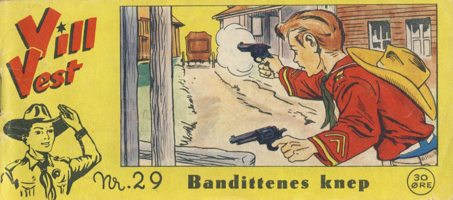 Cover for Vill Vest (Serieforlaget / Se-Bladene / Stabenfeldt, 1953 series) #29/1955