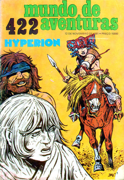 Cover for Mundo de Aventuras (Agência Portuguesa de Revistas, 1973 series) #422
