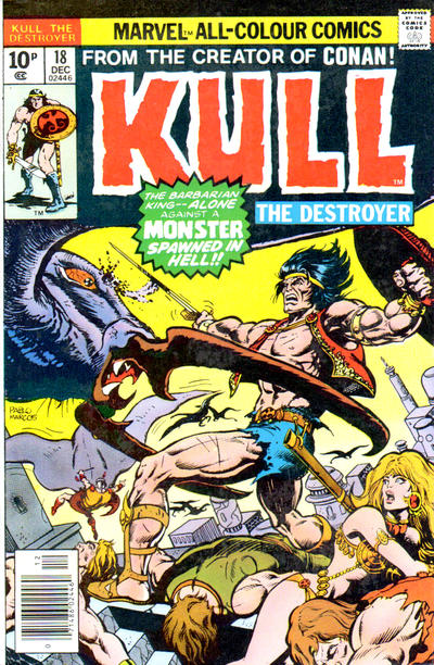 Cover for Kull, the Destroyer (Marvel, 1973 series) #18 [British]