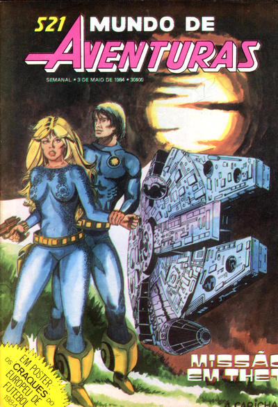 Cover for Mundo de Aventuras (Agência Portuguesa de Revistas, 1973 series) #521