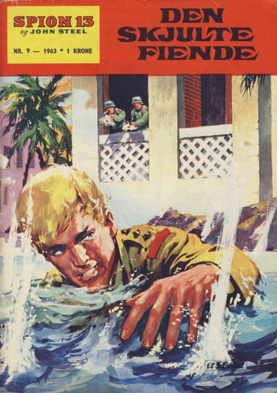 Cover for Spion 13 og John Steel (Serieforlaget / Se-Bladene / Stabenfeldt, 1963 series) #9/1963