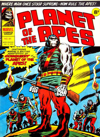 Cover for Planet of the Apes (Marvel UK, 1974 series) #64