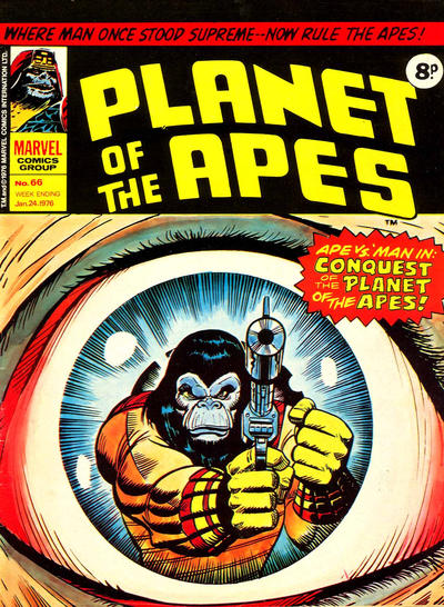 Cover for Planet of the Apes (Marvel UK, 1974 series) #66