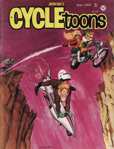 Cover for CYCLEtoons (Petersen Publishing, 1968 series) #June 1969 [9]