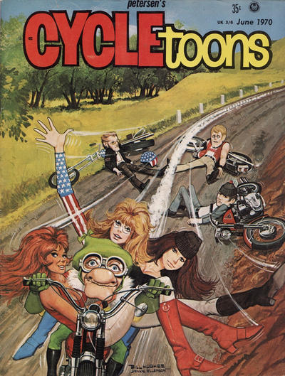 Cover for CYCLEtoons (Petersen Publishing, 1968 series) #June 1970 [15]