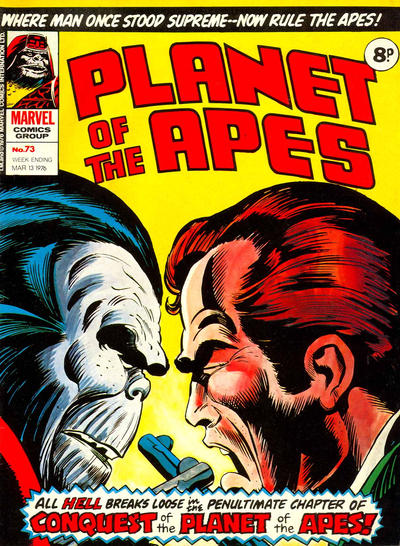 Cover for Planet of the Apes (Marvel UK, 1974 series) #73