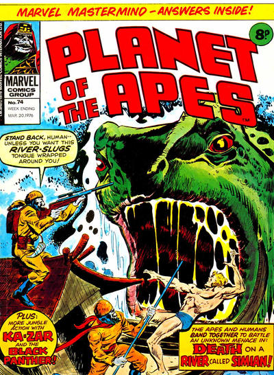 Cover for Planet of the Apes (Marvel UK, 1974 series) #74