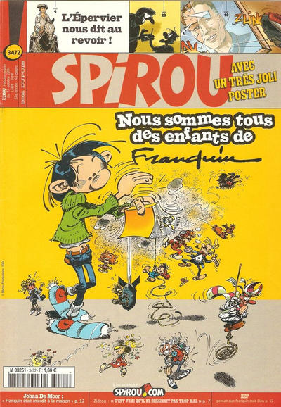 Cover for Spirou (Dupuis, 1947 series) #3472