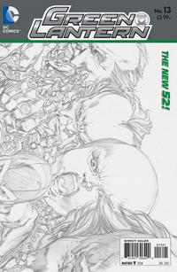 Cover for Green Lantern (DC, 2011 series) #13 [Ivan Reis Wraparound Sketch Cover]