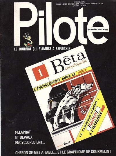 Cover for Pilote (Dargaud, 1960 series) #685