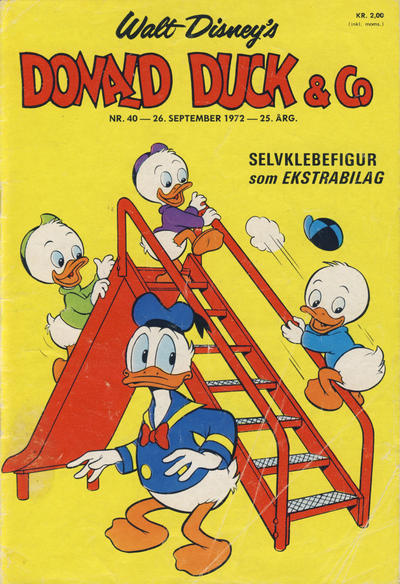 Cover for Donald Duck & Co (Hjemmet / Egmont, 1948 series) #40/1972