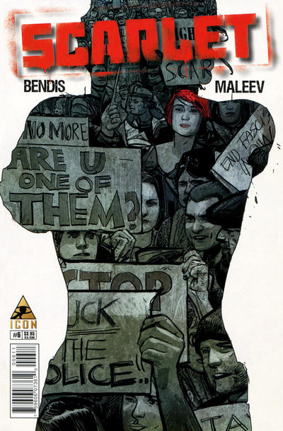 Cover for Scarlet (Marvel, 2010 series) #6