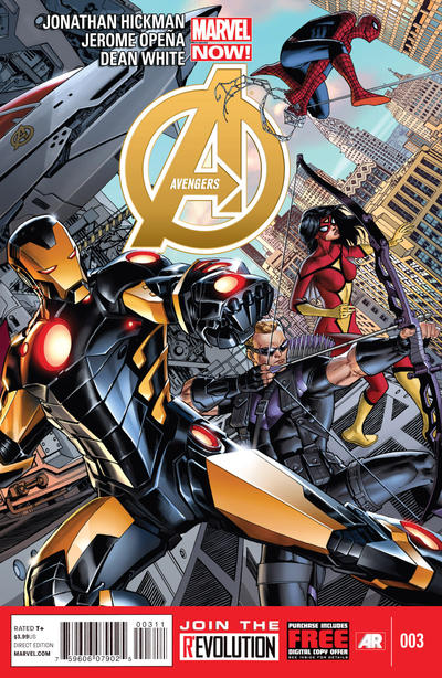Cover for Avengers (Marvel, 2013 series) #3
