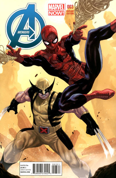 Cover for Avengers (Marvel, 2013 series) #3 [Variant Cover by Mark Brooks]