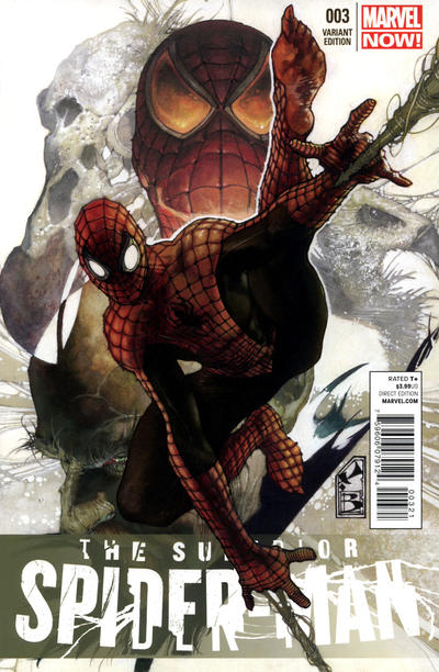 Cover for Superior Spider-Man (Marvel, 2013 series) #3 [Variant Edition - Simone Bianchi Cover]