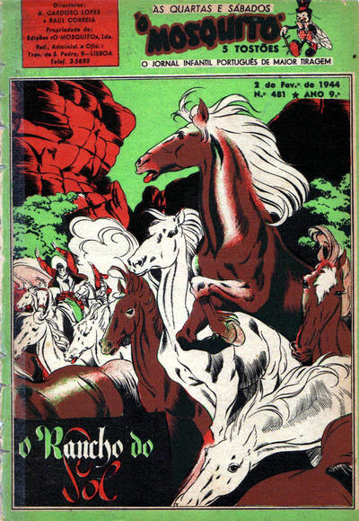 Cover for O Mosquito [Série 1] (Edições O Mosquito, Lda, 1936 series) #481