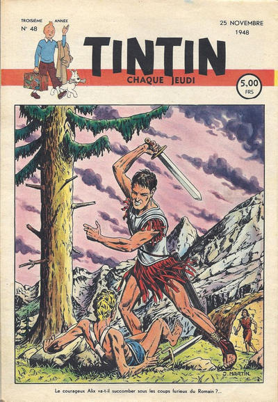 Cover for Le journal de Tintin (Le Lombard, 1946 series) #48/1948