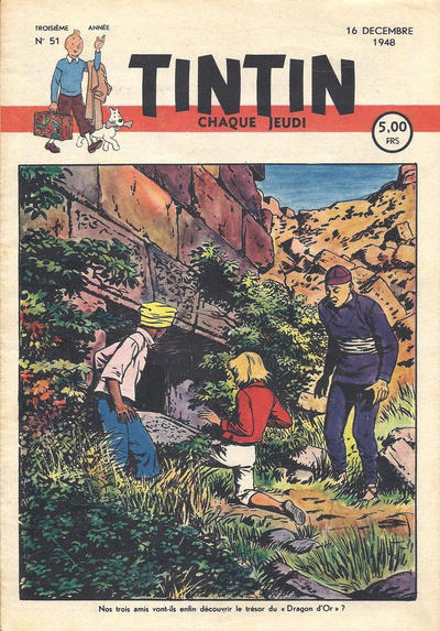 Cover for Le journal de Tintin (Le Lombard, 1946 series) #51/1948