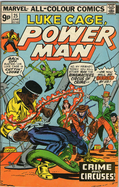 Cover for Power Man (Marvel, 1974 series) #25 [British]
