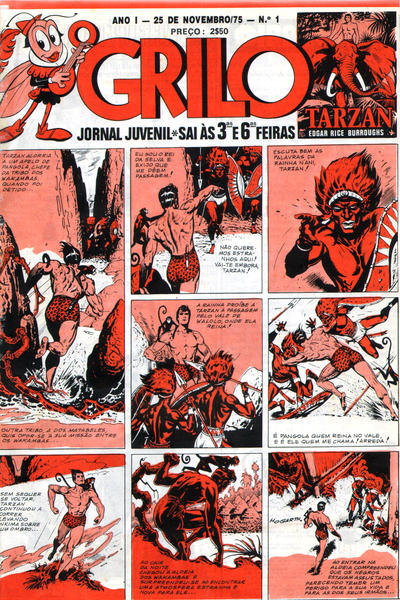 Cover for O Grilo (Portugal Press, 1975 series) #1
