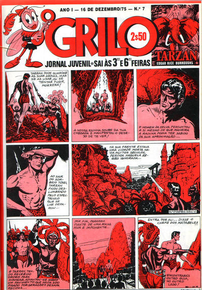 Cover for O Grilo (Portugal Press, 1975 series) #7