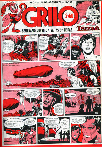 Cover for O Grilo (Portugal Press, 1975 series) #56