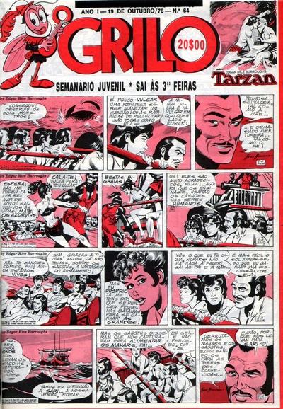 Cover for O Grilo (Portugal Press, 1975 series) #64